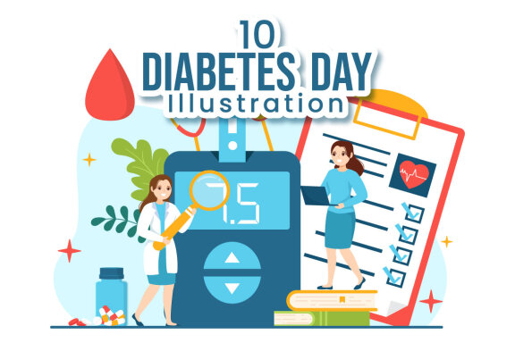 10 World Diabetes Day Illustration