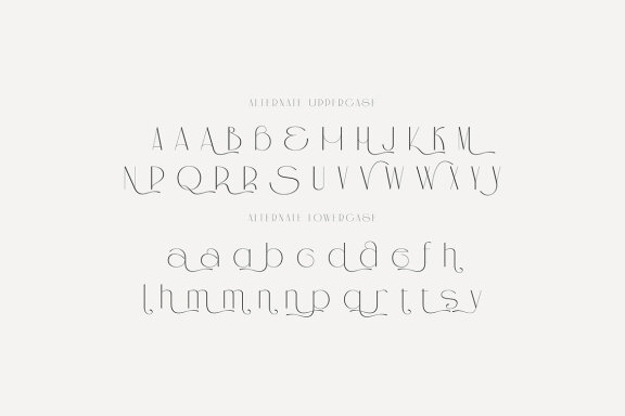 Angela Hughes Elegant Ligature Sans