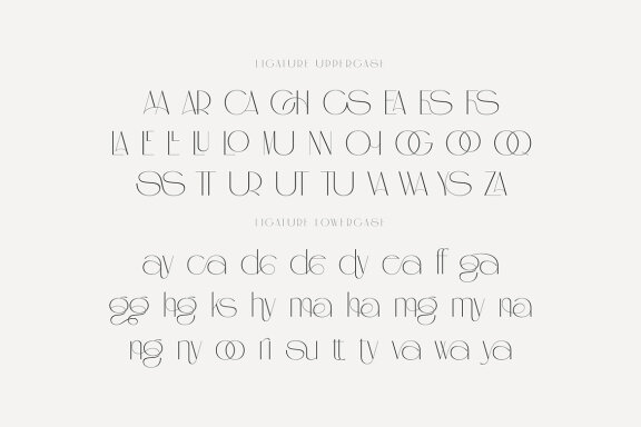Angela Hughes Elegant Ligature Sans