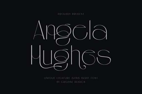 Angela Hughes Elegant Ligature Sans