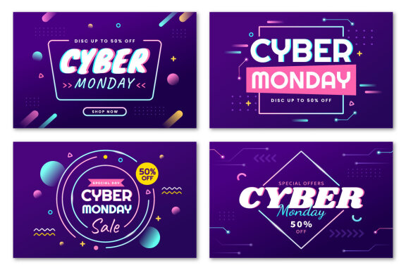 14 Cyber Monday Event Illustration