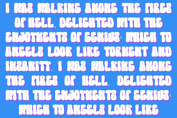 Inangel Graffiti Display Font