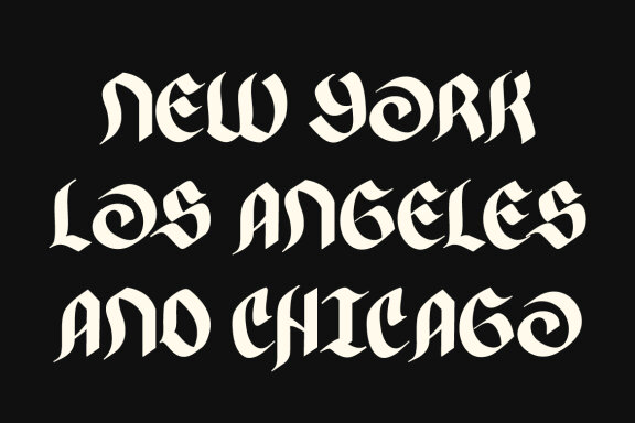 Brother Blackletter Font