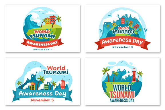 12 World Tsunami Awareness Day Illustration