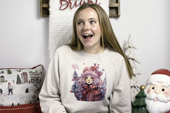 Pink Christmas Sublimation Clipart