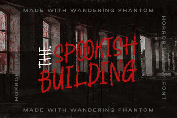 Wandering Phantom - Horror Display Font