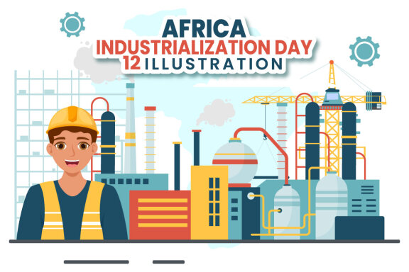 12 Africa Industrialization Day Illustration