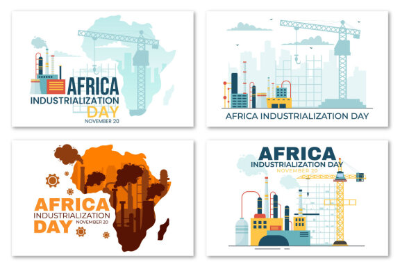 12 Africa Industrialization Day Illustration
