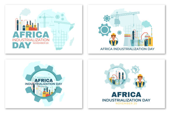 12 Africa Industrialization Day Illustration
