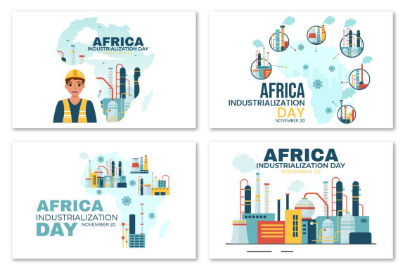 12 Africa Industrialization Day Illustration