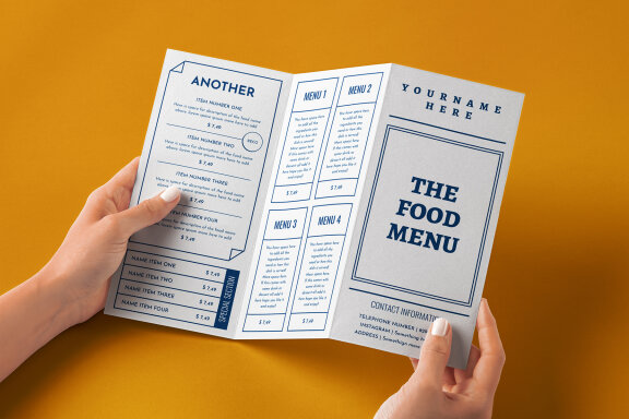 Boxes Food Menu Full Stationery Identity