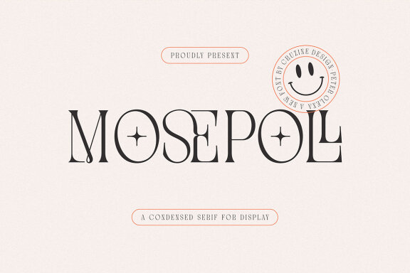 Moseypoll Modern Deco Serif