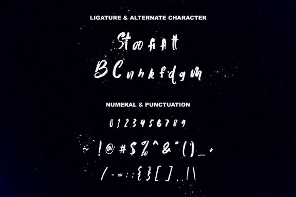 Oliver Stumble Handmade Brush Font