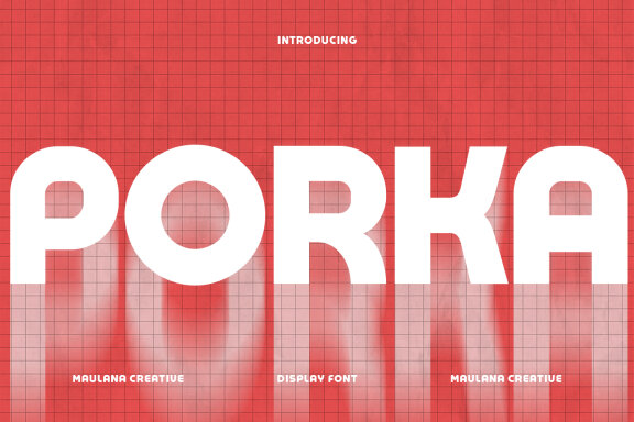 Porka Sans Display Font