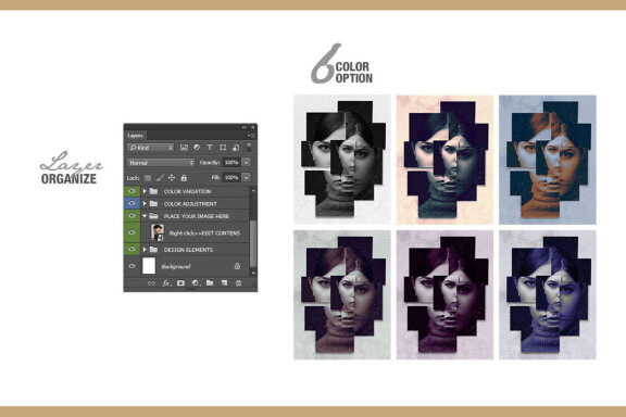 Frame Art Photo Template