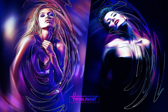 Dreaming - Twirl Paint Photoshop Action