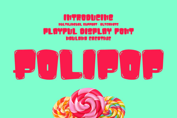Polipop Playful Display Font