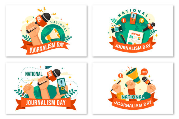 13 National Journalism Day Illustration