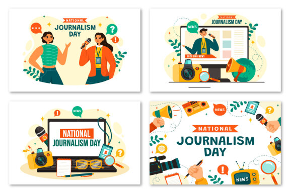 13 National Journalism Day Illustration