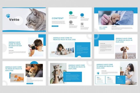 Vetto - Pet Care PowerPoint Template