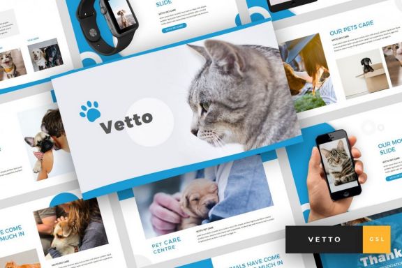 Vetto - Pet Care Google Slides Template