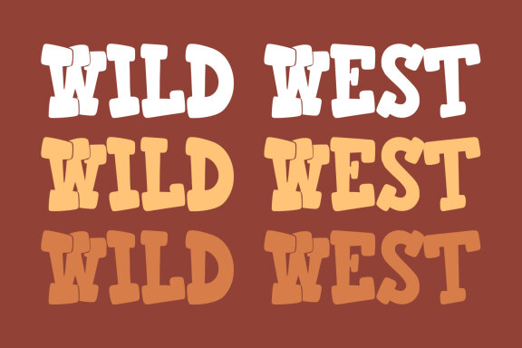 Emorical Typeface Western Display Font