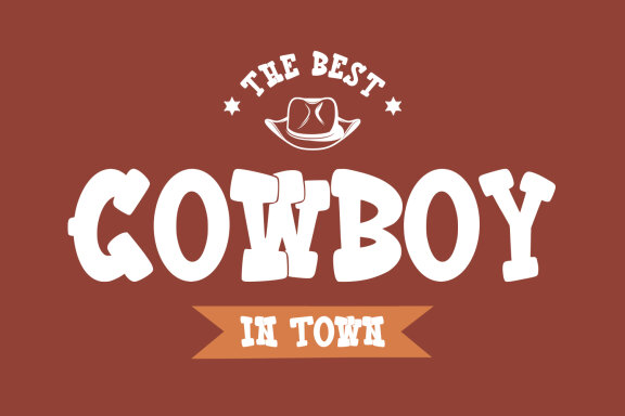 Emorical Typeface Western Display Font