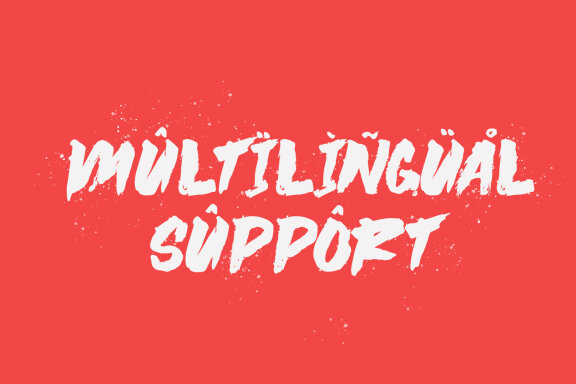 Towang Brush Font