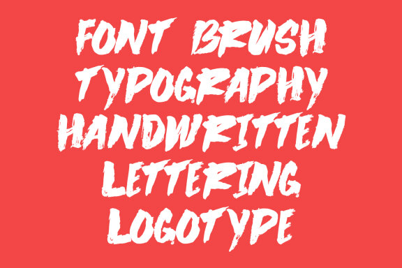 Towang Brush Font