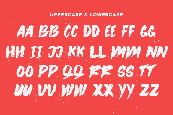 Towang Brush Font