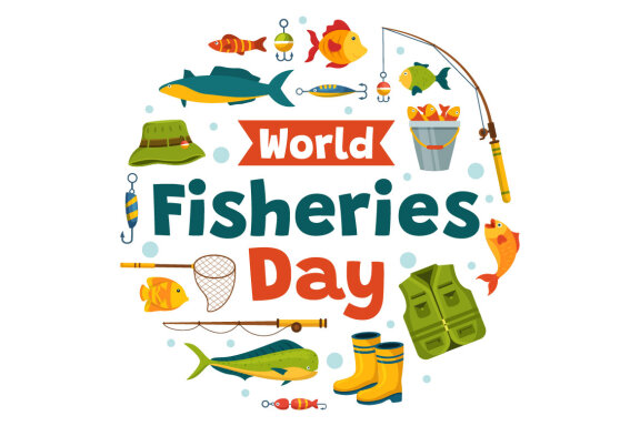 10 World Fisheries Day Illustration