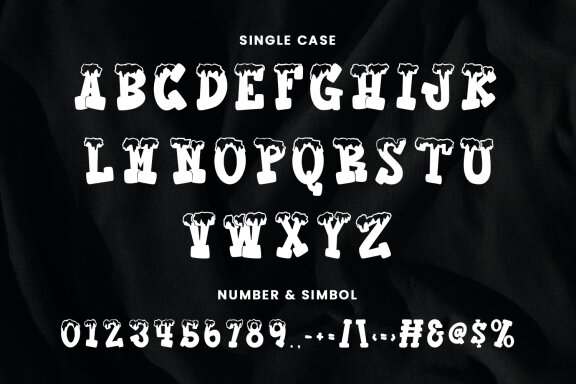 Moxwel Snows Winter Playful Display Font