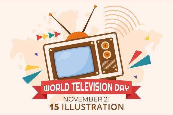 15 World Television Day Illustration