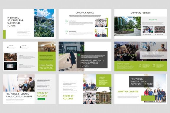 College - University PowerPoint Template