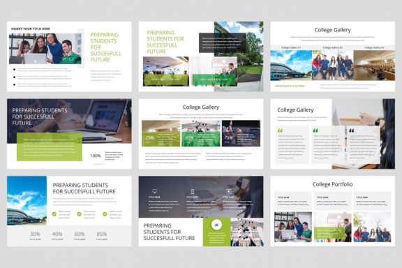 College - University PowerPoint Template