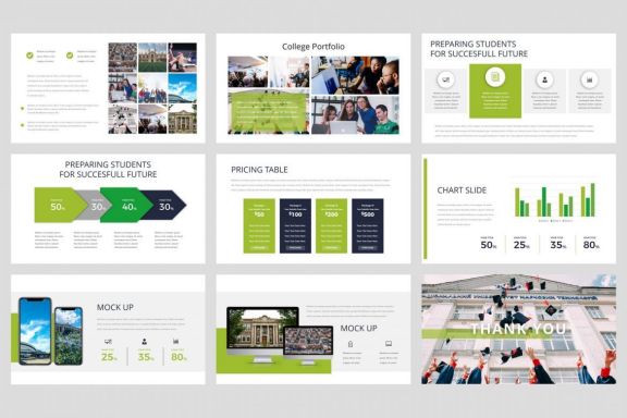 College - University PowerPoint Template