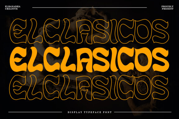 ELCLASICOS – DISPLAY TYPEFACE FONT