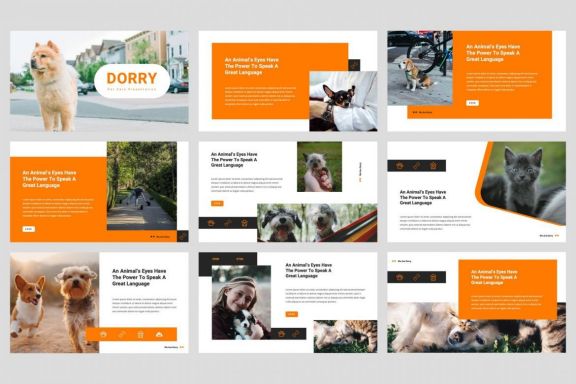 Dorry - Pet Care Google Slides Template