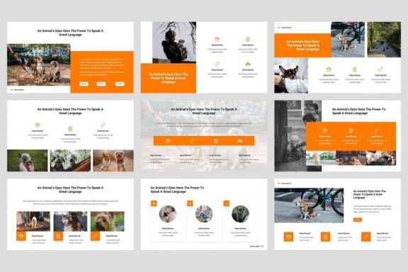 Dorry - Pet Care Google Slides Template
