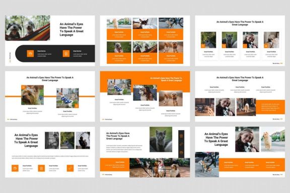 Dorry - Pet Care Google Slides Template