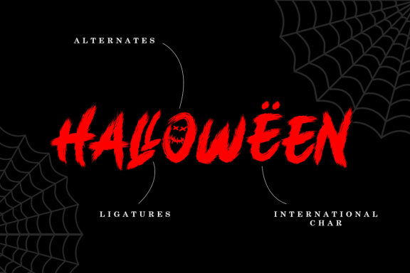 HALLOWEEN – HORROR DISPLAY FONT