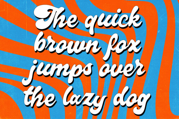 MEYDISON – RETRO GROOVY SCRIPT FONT