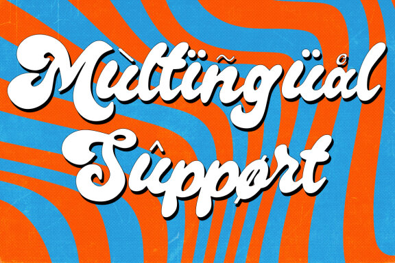 MEYDISON – RETRO GROOVY SCRIPT FONT