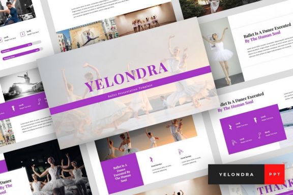 Yelondra - Ballet PowerPoint Template