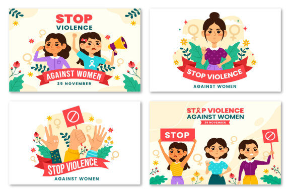 12 International Day for the Elimination of Violence Against Women Illustration