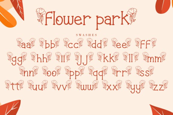 Flower Park FREE Font