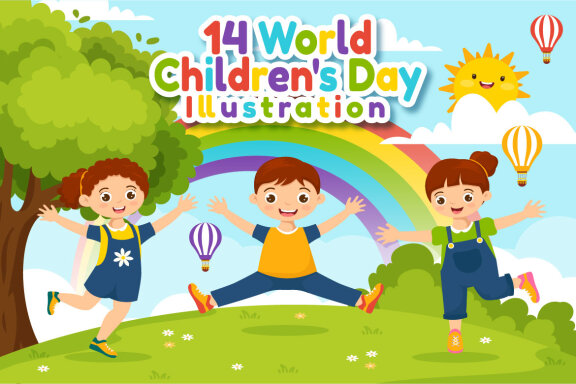 14 World Children's Day Illustration