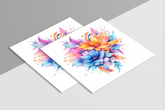 Watercolor Floral Flower Design