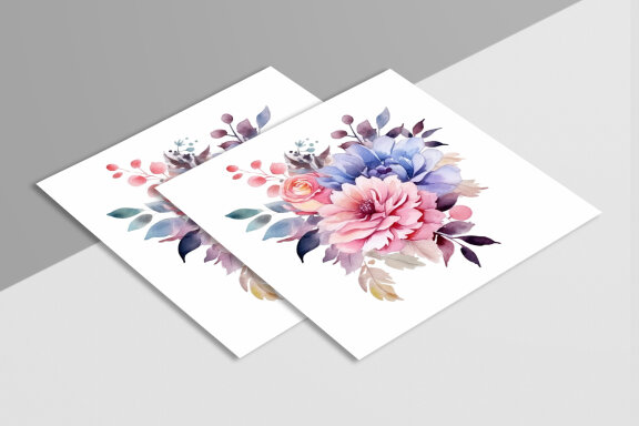 Watercolor Floral Flower Design
