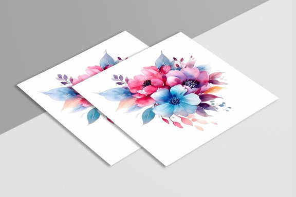 Watercolor Floral Flower Design
